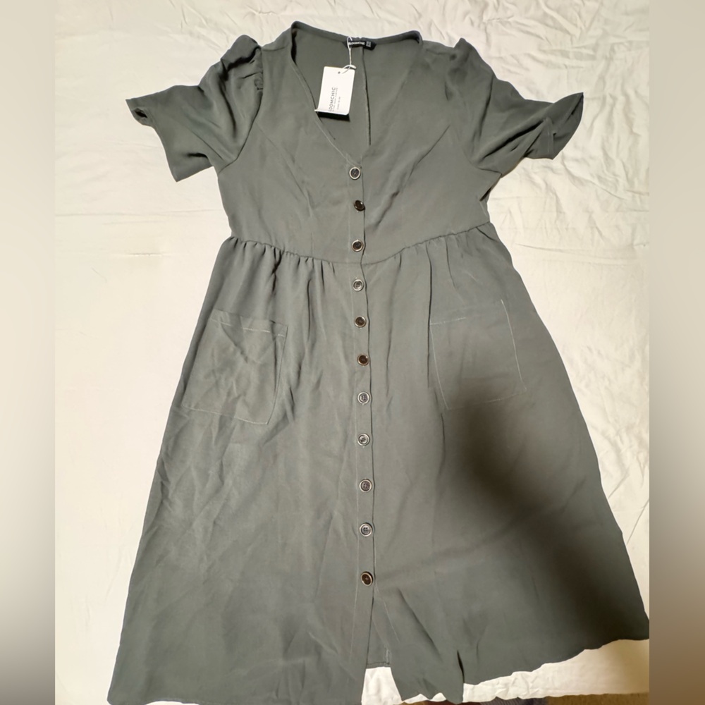 Bloom Chic Button-Down Dress